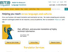 Tablet Screenshot of mtmlinguasoft.com